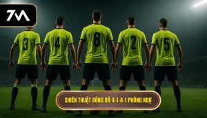 Chiến thuật bóng đá 4-1-4-1 phòng ngự