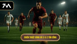 Chiến thuật bóng đá 3-5-2 tấn công