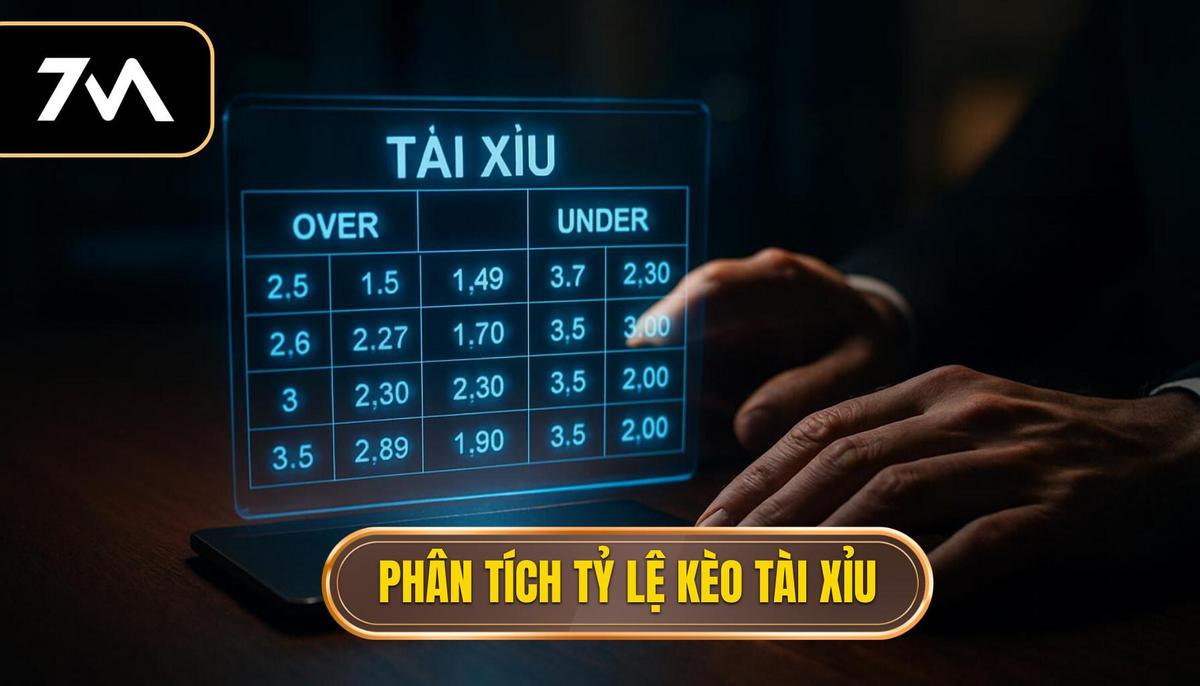 Phân tích các loại tỷ lệ kèo tài xỉu phổ biến