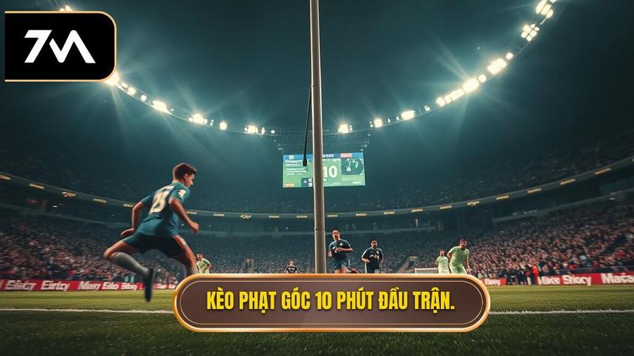 Kèo phạt góc 10 phút đầu trận.