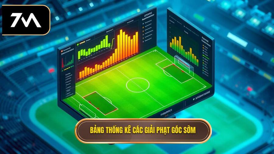 Bảng thống kê các giải phạt góc sớm