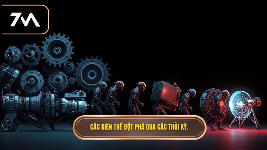 Những biến thể mang tính cách mạng qua từng thời kỳ