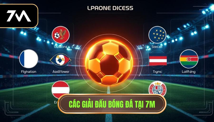 Các giải đấu bóng đá tại 7M