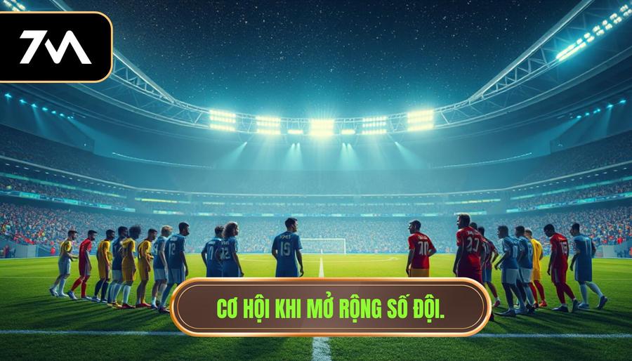 1. Cơ hội khi mở rộng số đội.